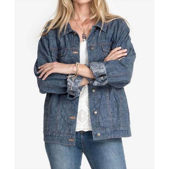 NEW JOHNNY WAS qiva denim jacket in denim blue - Picture 1 of 3